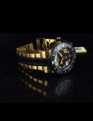 Invicta Reserve Ocean Hawk Swiss Chronograth Gold Black