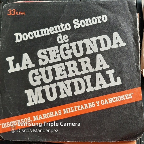 Simple Sobre Segunda Guerra Mundial Documento Sonoro C14