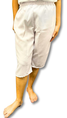 Bermuda Calça Umbandista Branca Candomble Calçulão Calçolu 