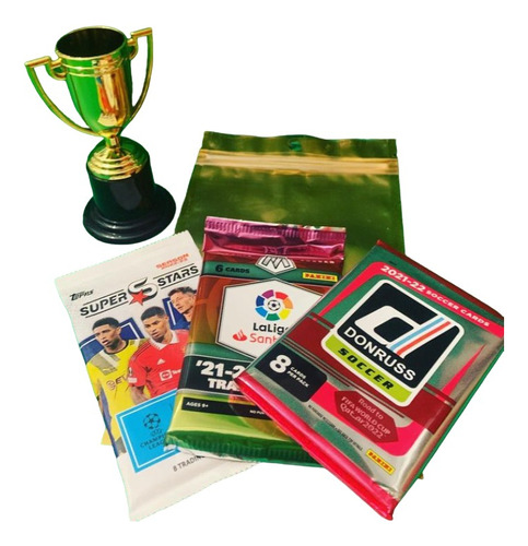 Pack De 3 Sobres De Cartas De Fútbol Coleccionables