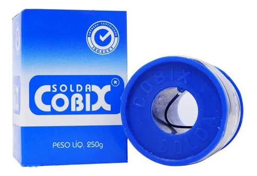 Solda Cobix Carretel 1,0mm Azul 250g 110V/220V