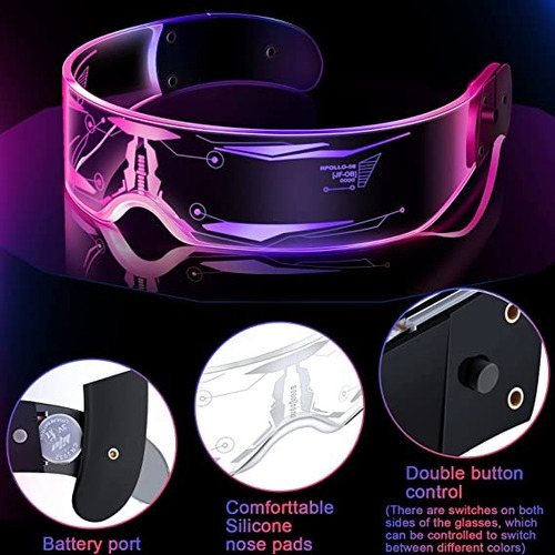 Lente Show Robot Top Anteojo Premium Iron Future Eventos X 1