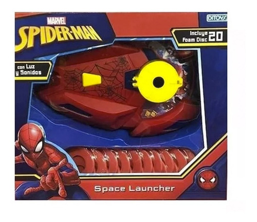 Guante Lanzador Spiderman Tazos Luz Sonido Ditoys Niño