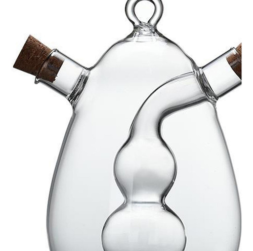 Botella De Aceite De Vidrio Con Dispensador De Tapones De