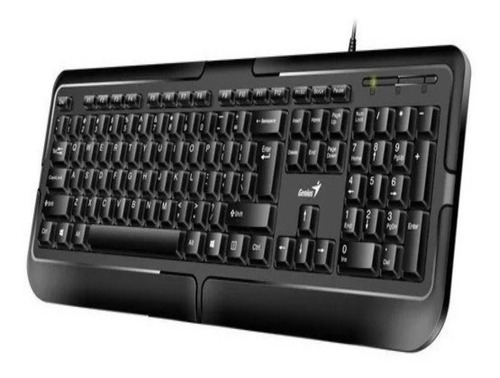 Teclado Genius KB-118 QWERTY español color negro