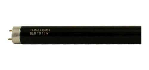 Lâmpada Fluorescente Negra Tubular T8 15w  45cm Light Expres
