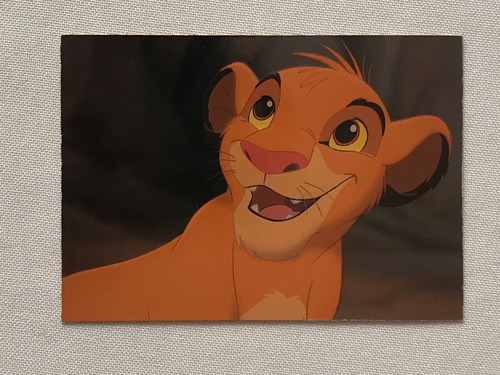 Insert Card Tarjeta Especial Simba El Rey Leon Skybox F1 Dis (Usado)
