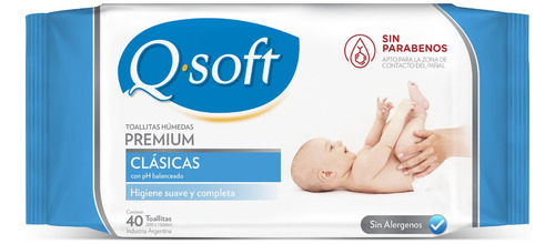 Toallitas Húmedas Premium Q-soft Clásicas (16 Paquetes)