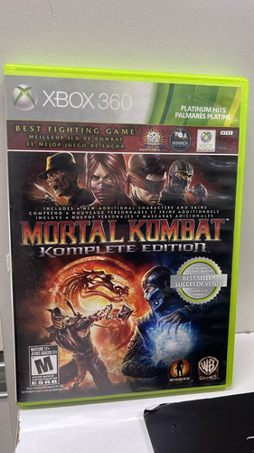 Mortal Kombat Xbox 360 Original Midia Fisica Otimo Disco (Usado)