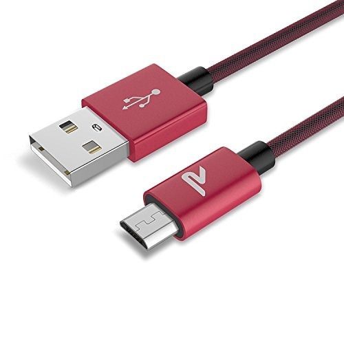 Usb Cable (6.5ft) Rampow Heavy Duty Trenzado Cable Micro Usb