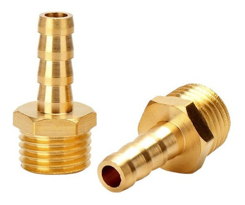 Adaptador Espigão Latão 1/2 Para Mangueira 5/8 Lab