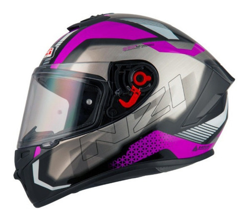 Casco Moto Integral Nzi Canadian Trendy Full  Devotobikes