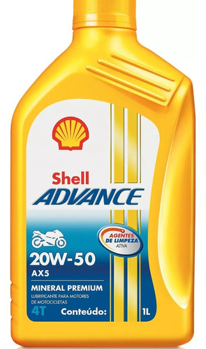 Shell Advance 4t Ax5 20w50 X1lt