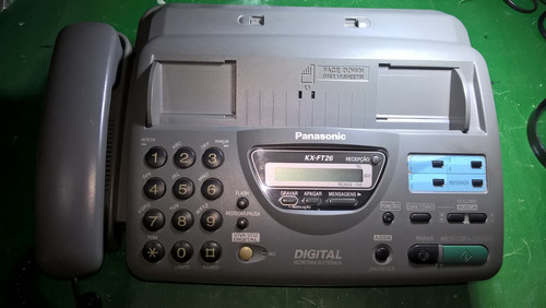 Fax Panasonic Modelo Kx-ft26br (leia O Anúncio)