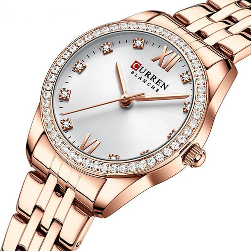 Relojes De Cuarzo Curren 9086 Diamond Fashion