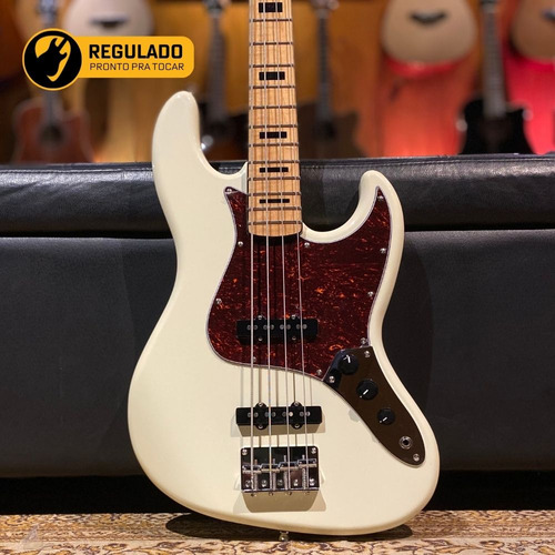 Contra Baixo Tagima Tjb4 Branco Jazz Bass Classic I Regulado