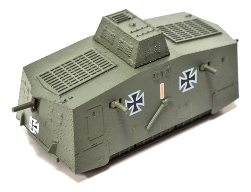 Miniatura Diecast 1/100 Tanque Sturmpanzerwagen A7v Alemania