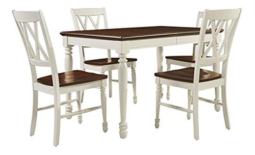 Crosley Furniture Shelby Dining Set Con Mesa Y Hoja De Exten