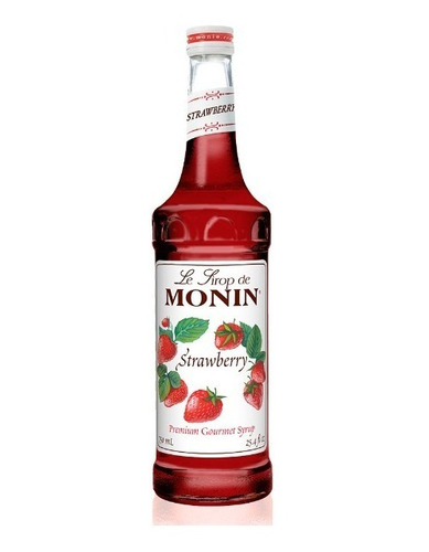 Jarabe Gourmet Monin Fresa 750 Ml