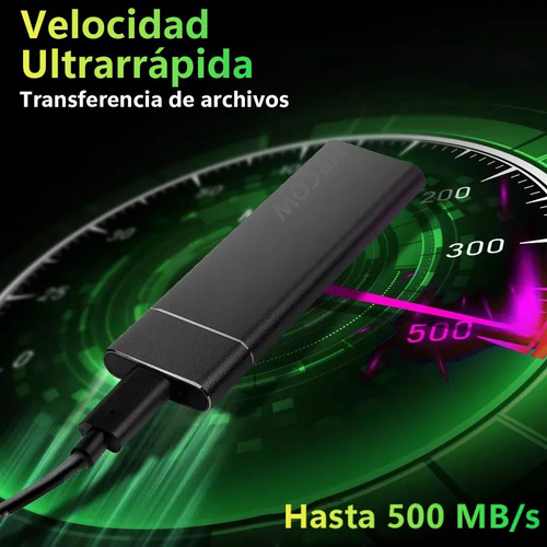 Disco Portátil Duro Externo Alta Velocidad Ssd 2tb(2000gb)
