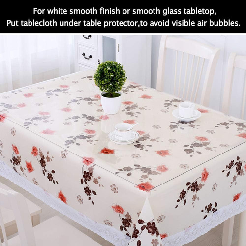 Clear Dining Table Protector Tablecloth Office Desk Pad M Qs