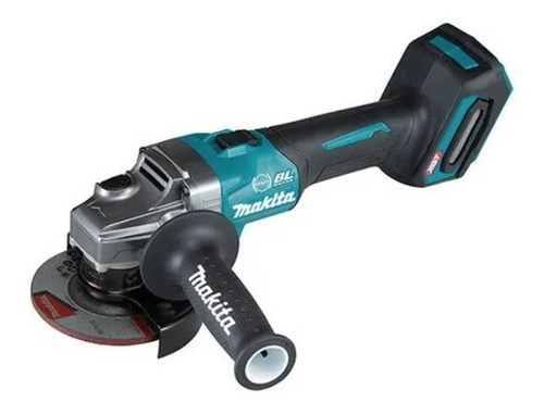 Esmerilhadeira Angular 115mm Bateria 40v Xgt Ga004gz Makita Cor Azul-turquesa