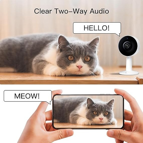 Camara Mini Vigilancia Arenti In1q Para Interior Wifi 4mp Hd