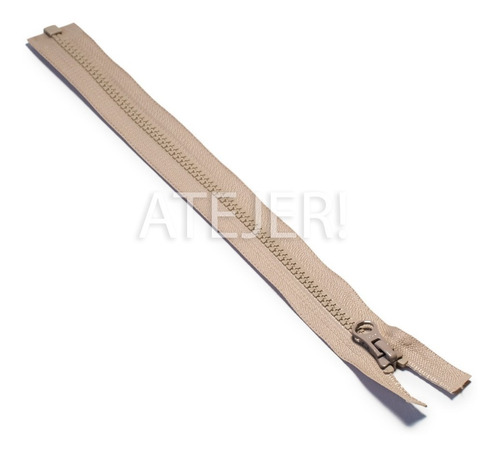 Imagen 4 de 4 de Cierre Diente De Perro Marca Ykk Desmontable De 75 Cm X Unid