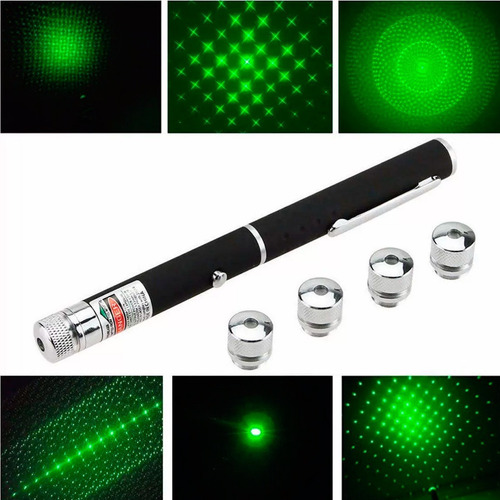 Caneta Laser Pointer Verde 5000mw Lt-404 Laser Caneta Preta