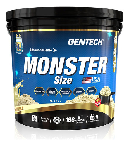 Whey Protein 7900 Monster Size 10kg Sin Tacc Gentech