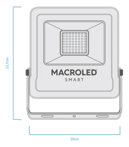 Reflector Led Wifi Smart Rgb Led 50w Macroled