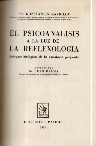 El Psicoanalisis A La Luz De La Reflexologia 