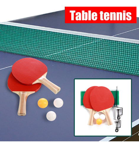 Kit De Palas De Ping-pong Con Soporte Para Juegos De Interio