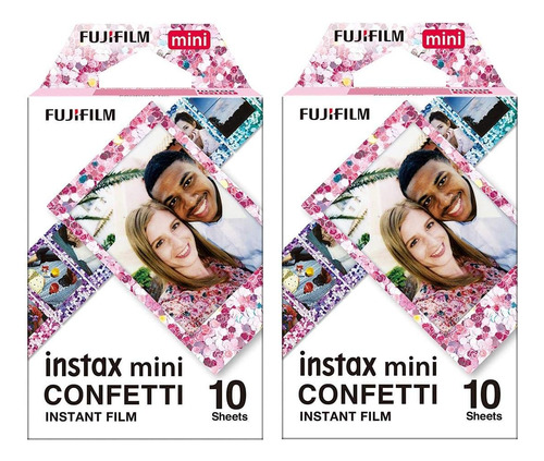 Fujifilm  Mini Confetti 19061920 Película, 20 Hojas, J...