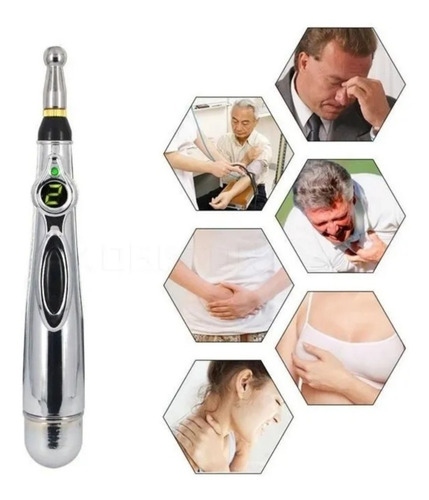 Imagen 3 de 5 de Lapiz De Acumpuntura Electroestimulador Laser