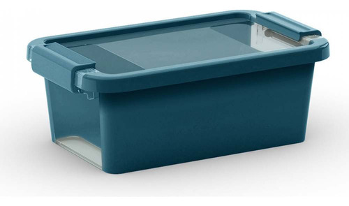 Caja Organizadora 10x16x26.5 Cm Bi Storage Azul Xs 3 Lt