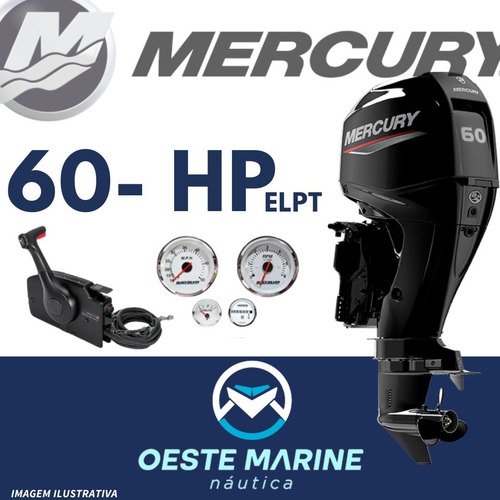 Motor Mercury 60 Hp Elpt Efi 4 Tempos Ñ Yamaha Envirude Idea