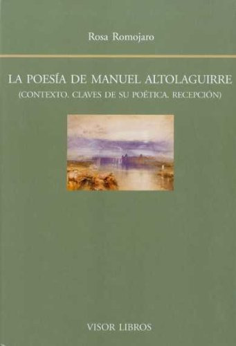 Libro Poesia De Manuel Altolaguirre, La De Romojaro R