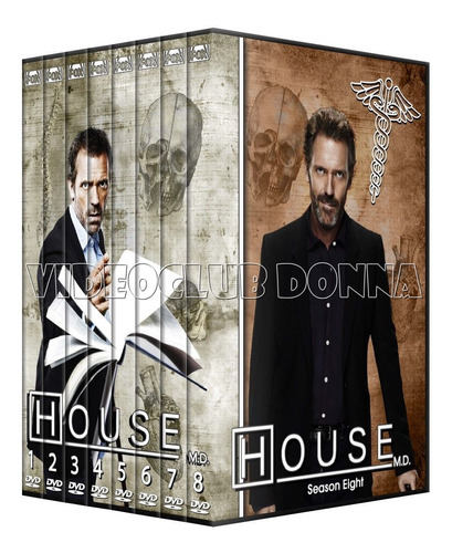 Dr. House M.d. Serie Completa 8 Temporadas Ingles Latino Dvd