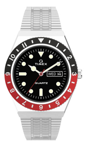 Reloj Timex Q Diver Reedición De 38 Mm -tw2u61300-