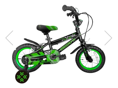 Bicicleta Besatti Niño Azione Aro 12 Marco 7.4  Negra 1v