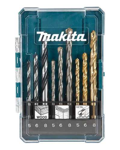 Set Brocas 9 Unidades (d-71962) Makita