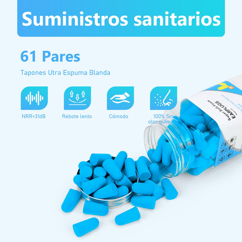 Tapones For Los Oídos Con Reducción De Ruido For Dormir (60