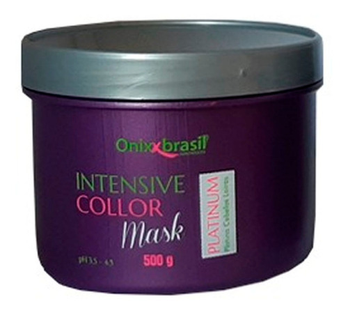 Máscara Onixx Brasil Intensive Color Platinum 500g