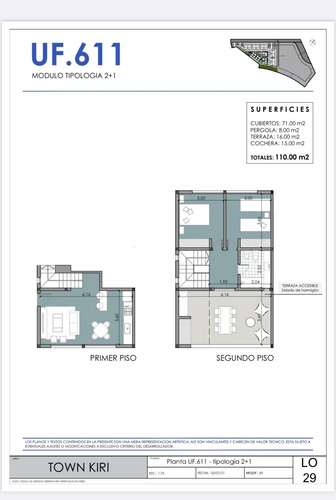 Imagen 8 de 8 de Venta Planta Alta Y Cochera Nordelta