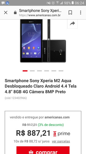 Vendo Ou Troco Celular Sony Xperia Bom Nao Tem O Carregador