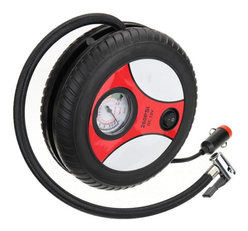 Compresor Inflador De Aire Portátil 12v 260 Psi