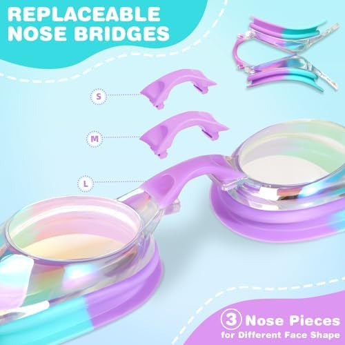 Gafas Para Niños De Water Space-anti Fog Clear View Lente De