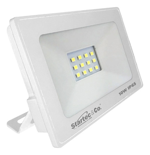 Refletor Bivolt Led 10w Branco 6500k Startec Branco Hc