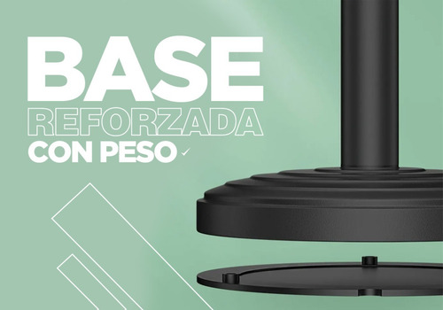 Imagen 9 de 10 de Soporte Apoya Celular Flexible Rota 360° Extensible De Mesa